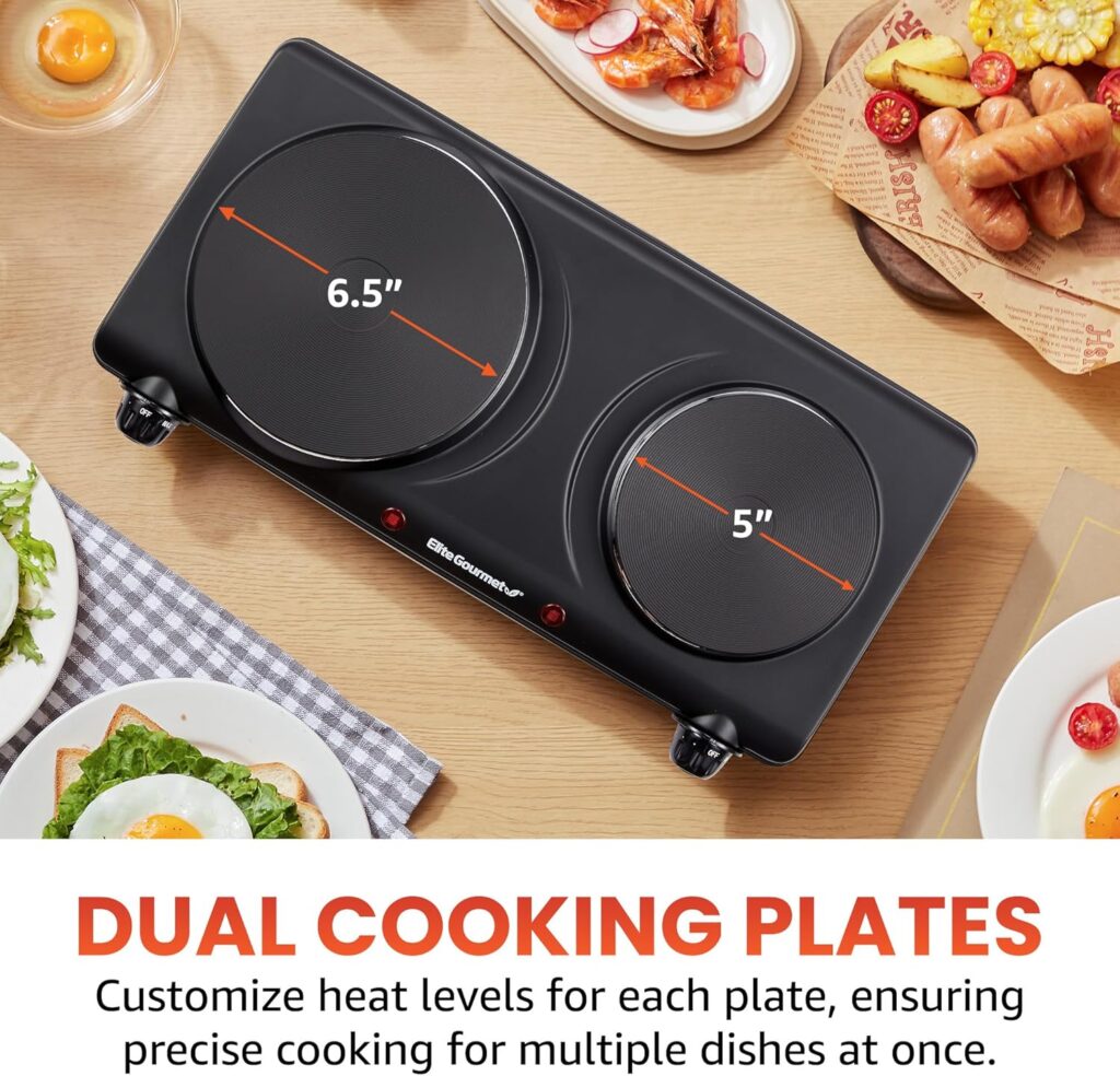 The Elite Gourmet tabletop stove