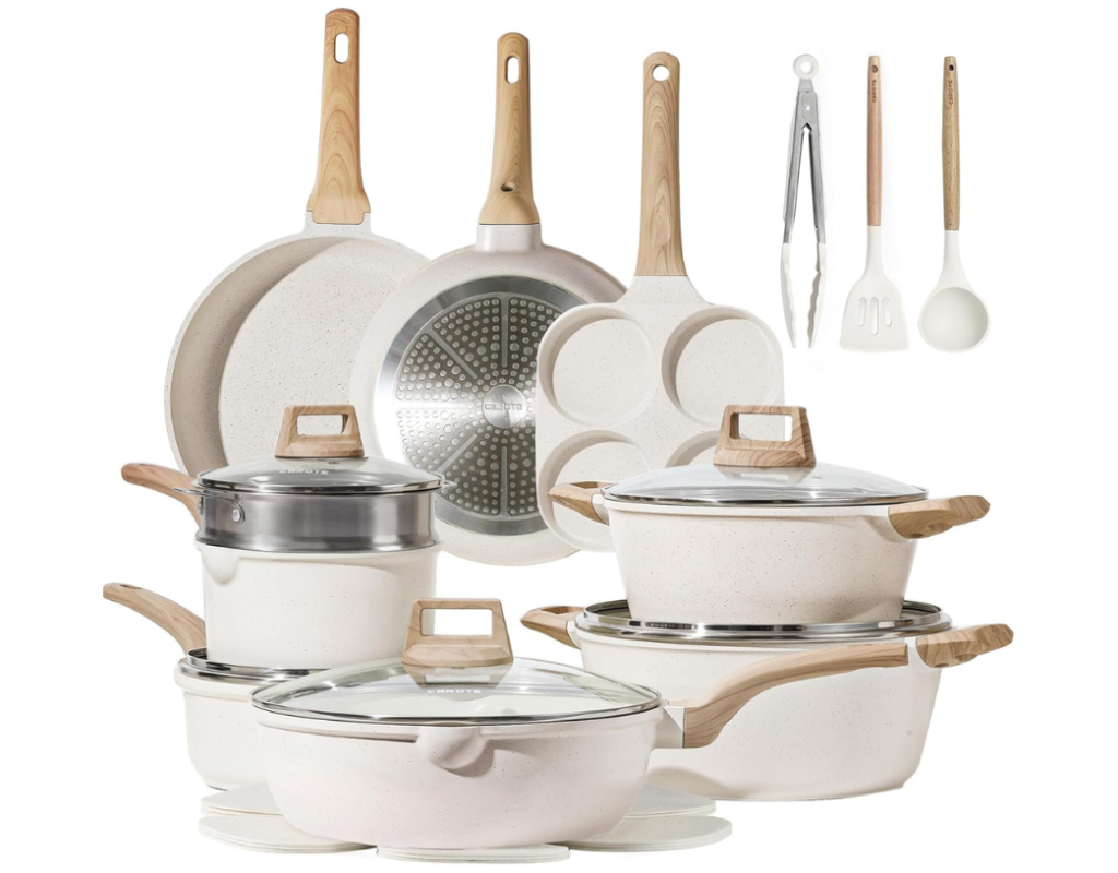 CAROTE Pots and Pans Set 21 Units