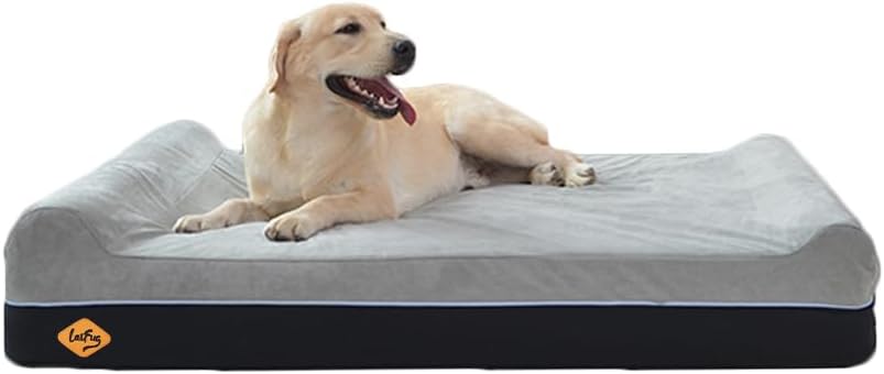 Laifug orthopedic viscoelastic pillow for dogs